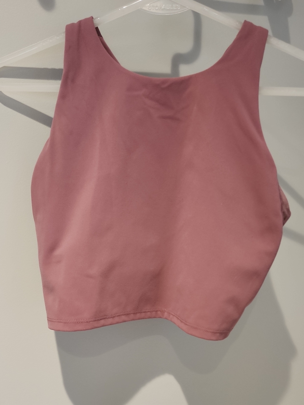 Avia Dusty Rose Crop Tank Top